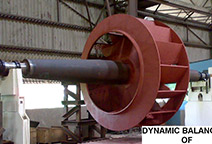 Dynamic Balancing of Rotor on 24 TON balancing Machine